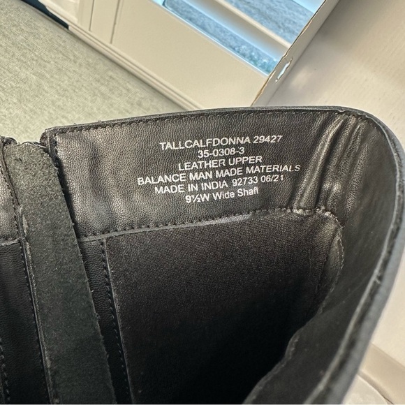 The Donna Tall Wide Calf Leather Boot EUC - Picture 6 of 13